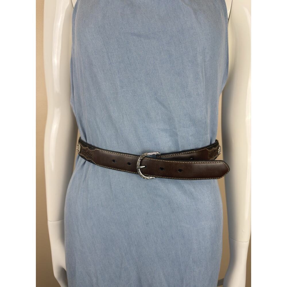 Nocona Belt Women’s Size 28 Brown Leather Cowboy Western Casual